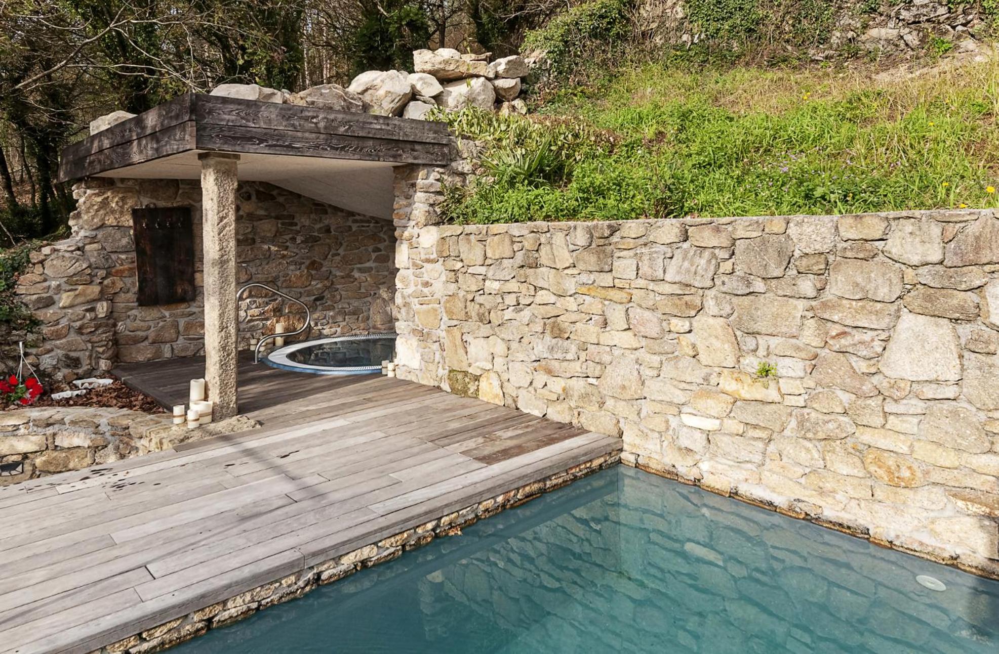Вилла Casa Do Cebro Casa Con Piscina Y Jacuzzi Privados Сантьяго-де-Компостела Экстерьер фото